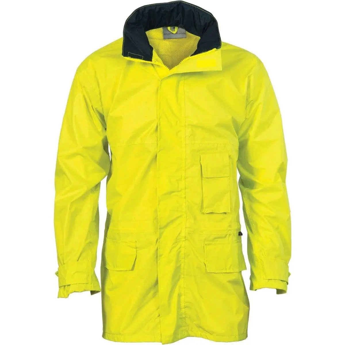 DNC Workwear Work Wear Yellow / 6XL DNC WORKWEAR Classic Rain Jacket 3706